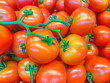 Abstract fruit pattern and backtround of vivid and vibrant tomato in market or supermarket or farm