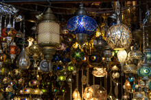 Turkish Lamps In The Grand Bazaar Istanbul