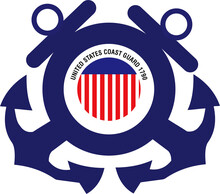 Emblem Of United States Coast Guard Day, August 4.  Vector Logo And Illustration To Create Appreciation And Give Message.