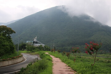 Wall Mural - landscape in the mountains