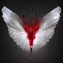 Red And White Wings