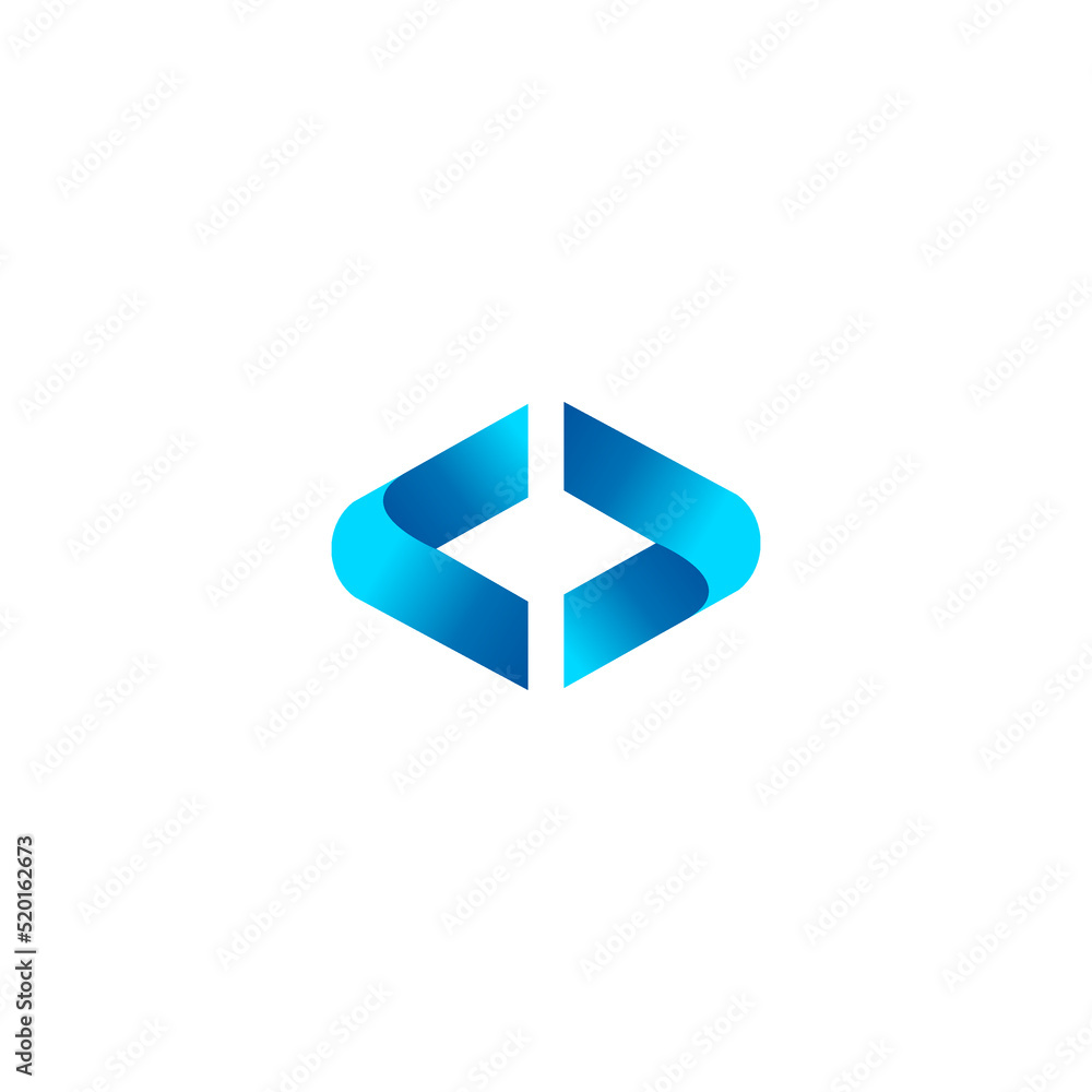 Code logo, Arrow logo, Coding logo vector design