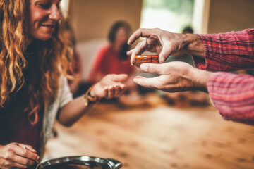 Poster - Cacao ceremony, heart opening medicine. Ceremony space.