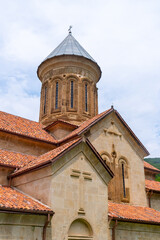 Wall Mural - Kvatakhevi a medieval Georgian Orthodox monastery in kartli