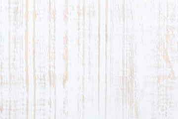 Wall Mural - White wood texture for background