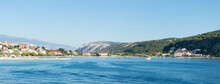 Coastal Town Lopar On The Island Rab, Summer Holiday Destination In Croatia