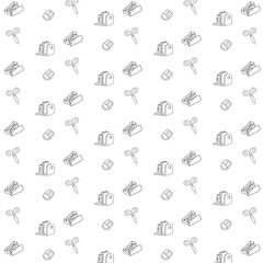 Wall Mural - School pattern icon design background