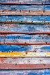 Patern of colorful wooden planks