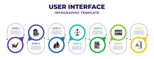 User Interface Infographic Design Template With Paper Bird, Low, Big And Small Drops, Anatomy Class Skeleton, Compose, Images, Text Height Icons. Can Be Used For Web, Banner, Info Graph.
