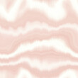 Soft wavy tie dye stripe seamless pattern. Pink white organic irregular wave background. Variegated mottled effect tile. 