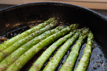 Asparagus In A Pan