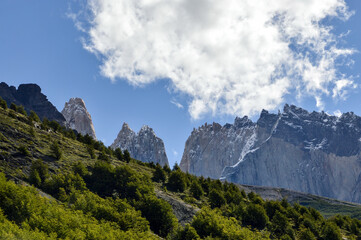 Torres del Paine Chile. Parque Nacional Torres del Paine América.