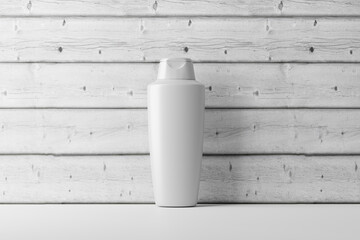 Sticker - Plastic Shampoo Bottle Mockup