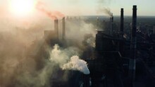 Industry Energy Ecology Power Factory Smoke Sunset Dawn Toxic Nature