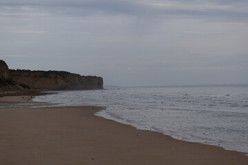 Omaha Beach in Normandy, one of the most important places of the second world war