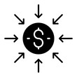 Premium download icon of money inflow