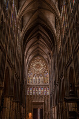 Wall Mural - Western canopy of Saint-Etienne Cathedral in Metz