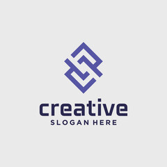 Wall Mural - s creative logos minimalist trendy shape letter s logos simple creative geometric sign logos