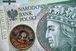 polski banknot,100 PLN, rial saudyjski , Polish banknote, 100 PLN, Saudi riyal