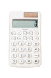 © Rawf8 - Calculator white color isolated cutout, top view. PNG