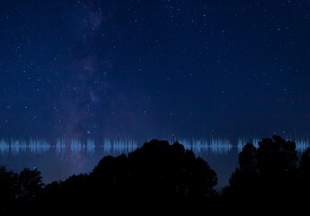 Wall Mural - Radio transmission from space