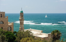 Mediterranean Coast Near The Old Jaffa