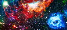 Deep Space. High Definition Star Field Background . Starry Outer Space Background Texture . Colorful Starry Night Sky Outer Space Background