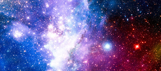 Wall Mural - deep space. high definition star field background . starry outer space background texture . colorful