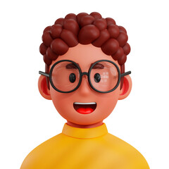 3d illustration Young Man