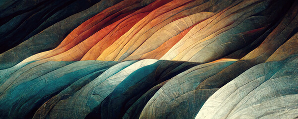 Wall Mural - Abstract texture panorama background as wallpaper