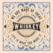 © Roverto - Whiskey label with old frames
