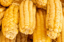 Clean Yellow Corn, Together Sorted, Sale In The City Of Khulo, Georgia. 