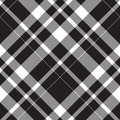 Wall Mural - Tartan scotland seamless plaid pattern vector. Retro background fabric. Vintage check color square geometric texture.