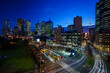 Melbourne CBD at dusk