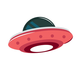 Wall Mural - ufo space icon