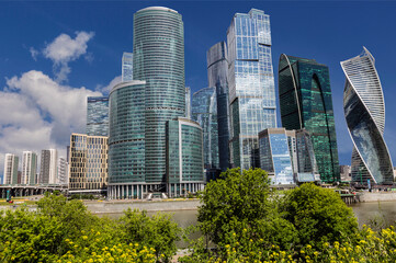 View of the Moscow International Business Center 