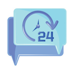 Sticker - clock timer 24 hours