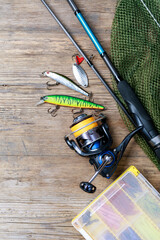 Wall Mural - Fishing tackle