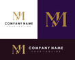 Letter MM Logo Monogram Double M Logo,luxury logo