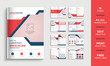 Multipurpose 16 pages company profile brochure design template layout, creative business brochure design.