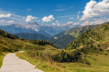 September is the best month for trekking in the beautiful Carnic Alps, Friuli-Venezia Giulia, Italy