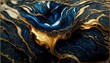 Raster illustration of luxury abstract liquid art paint in alcohol ink technique, mixture of black pastel colors, waves and gold swirls. 3D render raster background for business and advertising	
