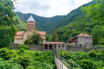 Wall Mural - Kvatakhevi a medieval Georgian Orthodox monastery in kartli