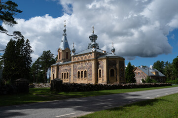 Wall Mural - church in hiiumaa, estonia, europe