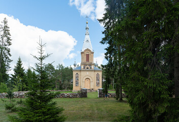 Wall Mural - church in hiiumaa, estonia, europe