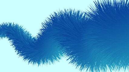 Wall Mural - Abstract fluid color blue flow dynamic 3d background