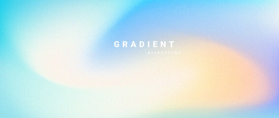 Wall Mural - Abstract gradient colorful background with grainy texture