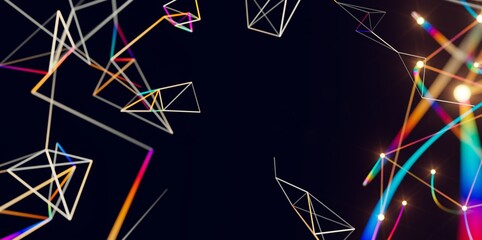 Telecommunication concept with abstract network structure