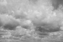 Photo Of Clouds. Grey Sky And Clouds.