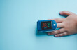 © natara - Pulse oximeter used to measurement of pulse and saturation of blood with oxygen.